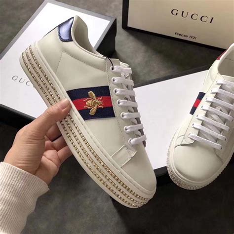 gucci white womens shoes|Gucci shoes unisex.